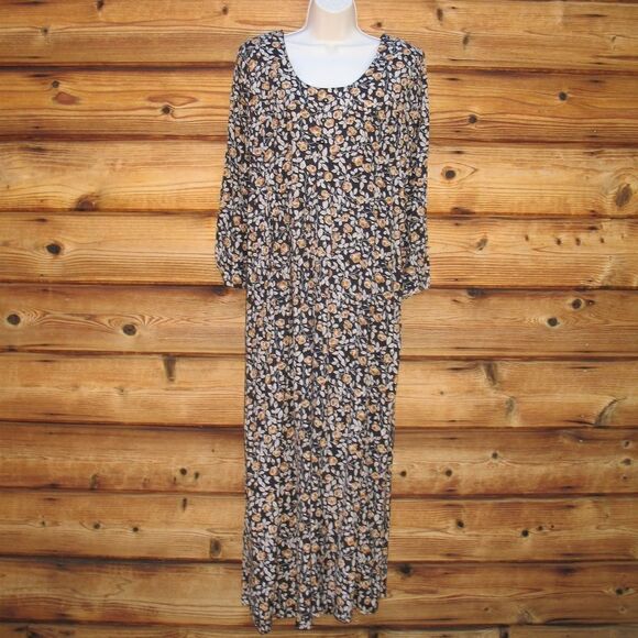 Vintage 90s Blue Cottage Core Jumpsuit - Picture 1 of 8